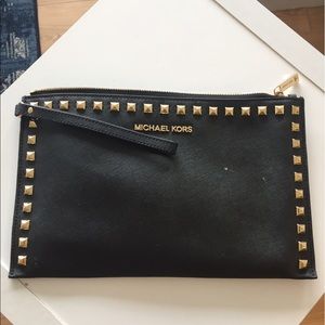 Michael Kors envelope wallet w/ studs